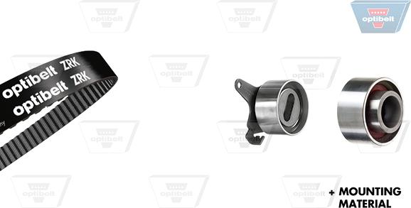 Optibelt KT 1069 - Комплект зубчатого ремня ГРМ abcparts.ee