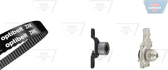 Optibelt KT 1009 W1 - Водяной насос + комплект зубчатого ремня ГРМ abcparts.ee