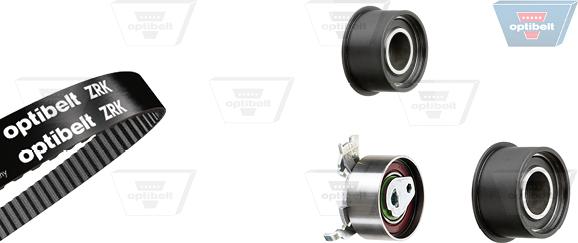 Optibelt KT 1384 - Комплект зубчатого ремня ГРМ abcparts.ee