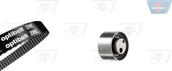 Optibelt KT 1267 - Комплект зубчатого ремня ГРМ abcparts.ee
