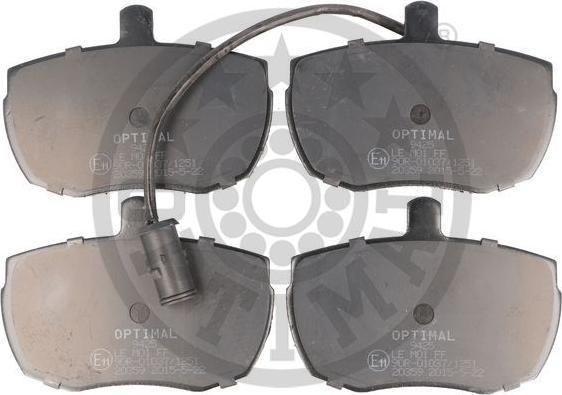 OPTIMAL BP-09425 - Тормозные колодки, дисковые, комплект abcparts.ee