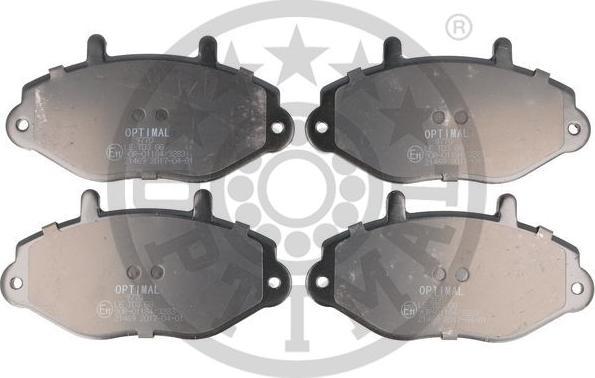 OPTIMAL 9770 - Тормозные колодки, дисковые, комплект abcparts.ee