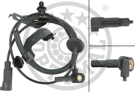 OPTIMAL 06-S878 - ABS датчик, частота вращения колеса abcparts.ee