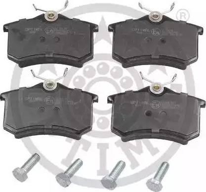 OPTIMAL 10094 - Тормозные колодки, дисковые, комплект abcparts.ee