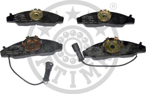 OPTIMAL 10155 - Тормозные колодки, дисковые, комплект abcparts.ee