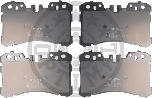 Optimal 12423 - Тормозные колодки, дисковые, комплект abcparts.ee