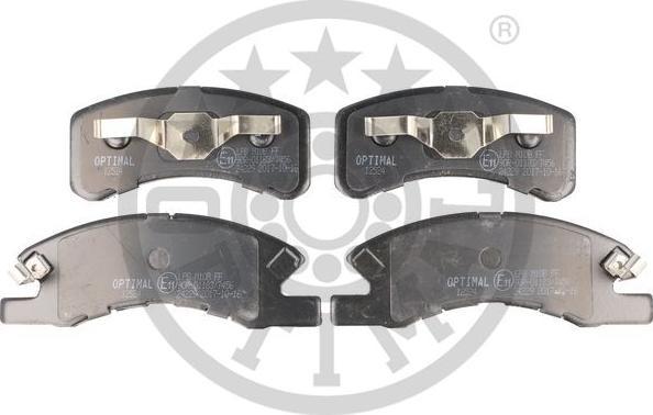OPTIMAL 12524 - Тормозные колодки, дисковые, комплект abcparts.ee