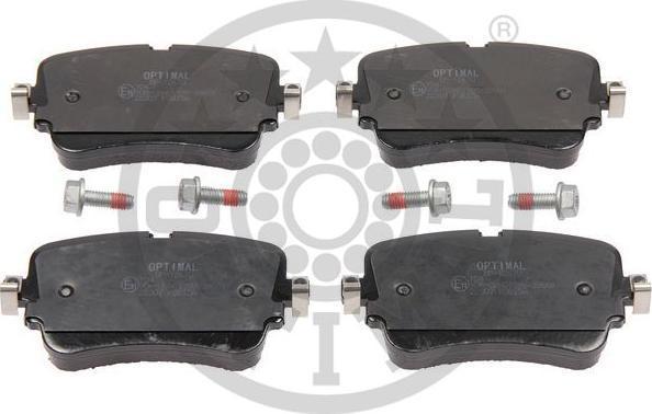 OPTIMAL BP-12670 - Тормозные колодки, дисковые, комплект abcparts.ee