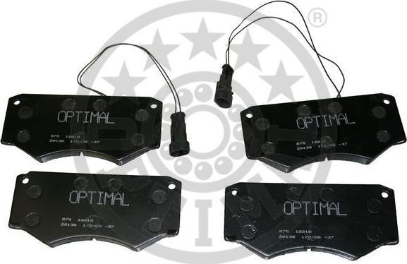 OPTIMAL 12218 - Тормозные колодки, дисковые, комплект abcparts.ee