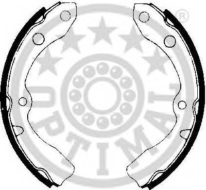 Optimal BB-3590 - Комплект тормозных колодок, барабанные abcparts.ee