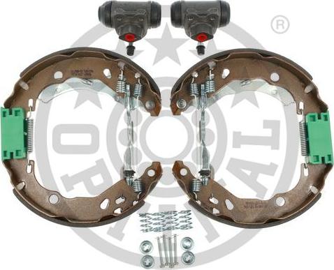 Optimal BK-5278 - Комплект тормозных колодок, барабанные abcparts.ee