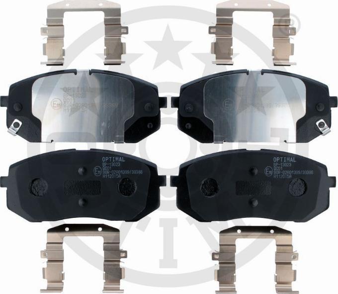 OPTIMAL BP-13023 - Тормозные колодки, дисковые, комплект abcparts.ee