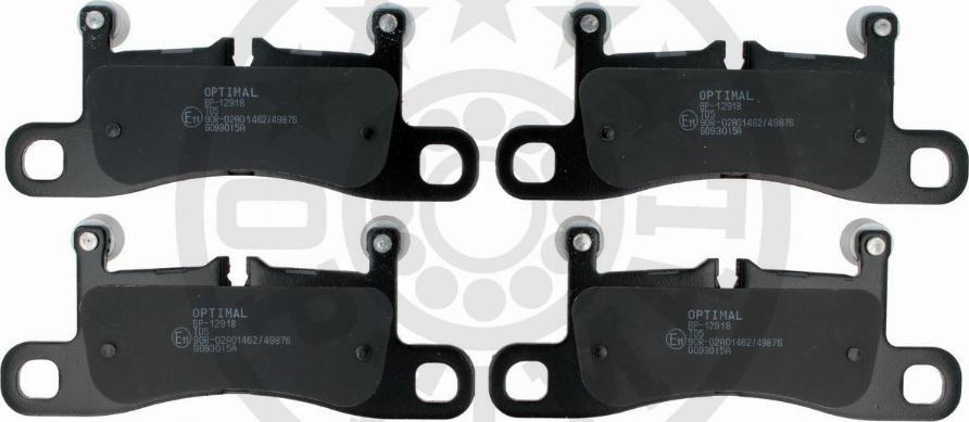 OPTIMAL BP-12918 - Тормозные колодки, дисковые, комплект abcparts.ee