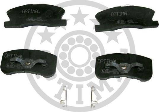 OPTIMAL BP-12077 - Тормозные колодки, дисковые, комплект abcparts.ee