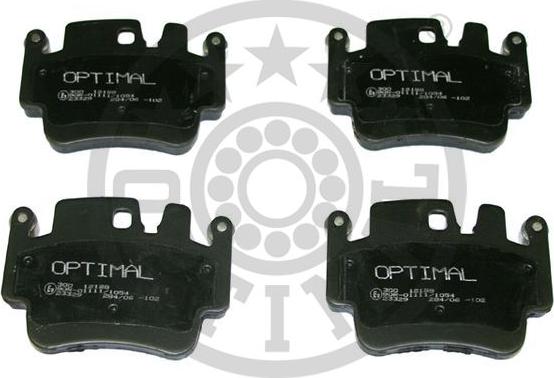 Optimal BP-12198 - Тормозные колодки, дисковые, комплект abcparts.ee