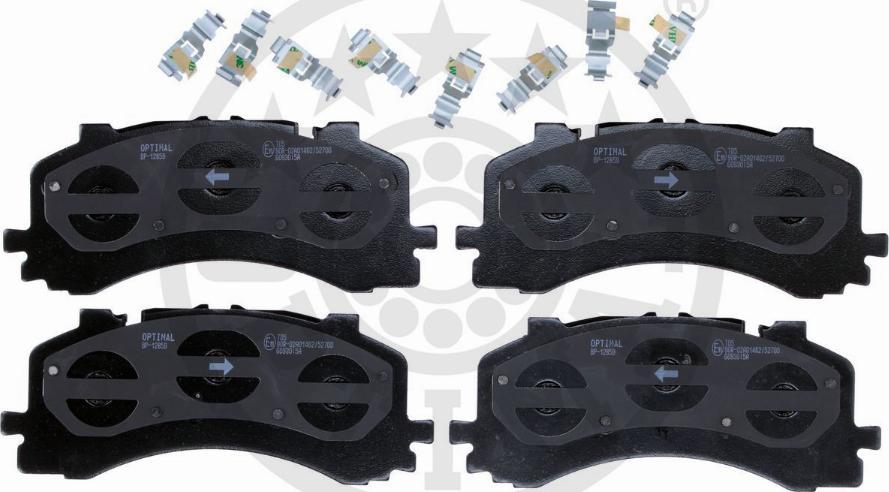 OPTIMAL BP-12859 - Тормозные колодки, дисковые, комплект abcparts.ee