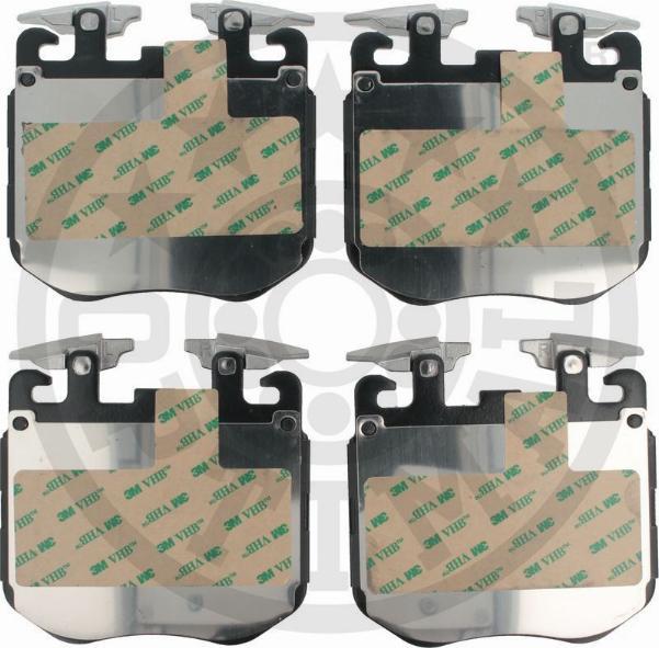 OPTIMAL BP-12818 - Тормозные колодки, дисковые, комплект abcparts.ee