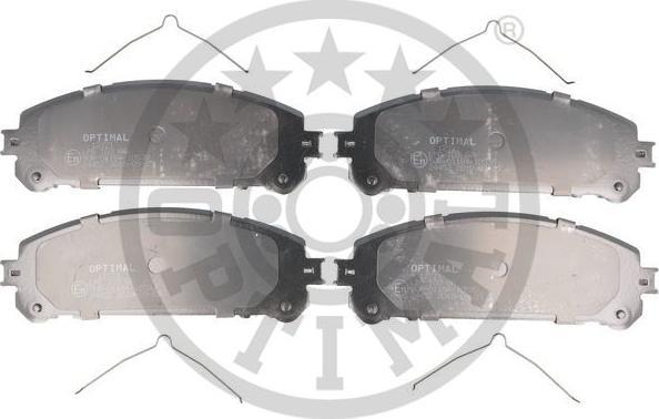 OPTIMAL BP-12721 - Тормозные колодки, дисковые, комплект abcparts.ee