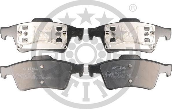OPTIMAL BP-84200 - Тормозные колодки, дисковые, комплект abcparts.ee
