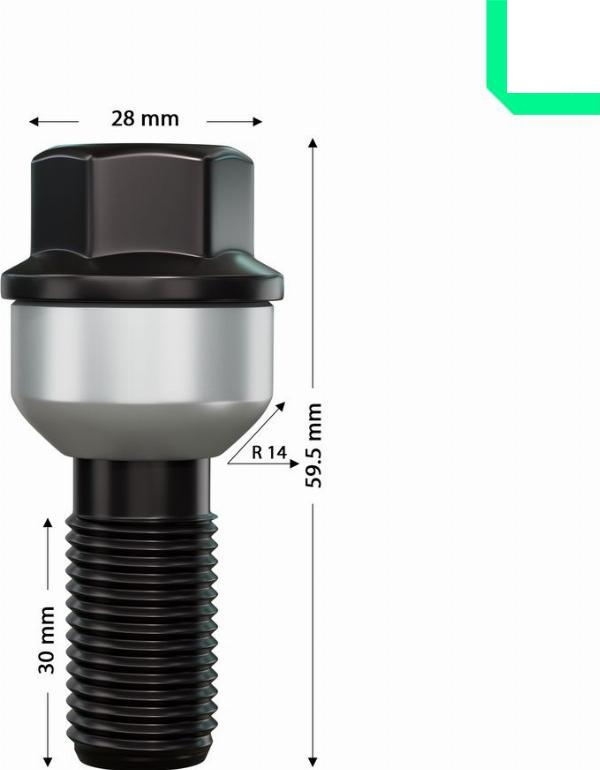 OPTIMAL OP-UWB10061-1 - Болт крепления колеса abcparts.ee