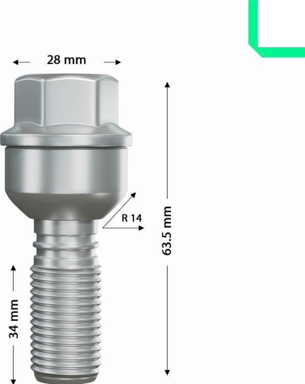 OPTIMAL OP-UWB10062-1 - Болт крепления колеса abcparts.ee