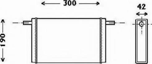 Ordonez 2061936 - Теплообменник, отопление салона abcparts.ee