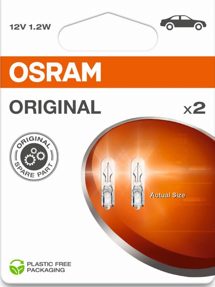 OSRAM 2721-2BL - Лампа накаливания, освещение салона abcparts.ee