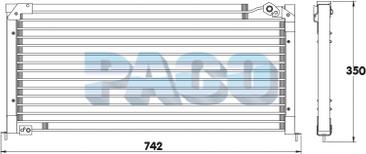 PACO CL3991 - Конденсатор кондиционера abcparts.ee