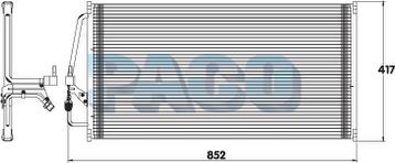 PACO CL3175 - Конденсатор кондиционера abcparts.ee