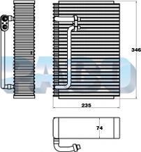 PACO EL-7183 - Испаритель, кондиционер abcparts.ee