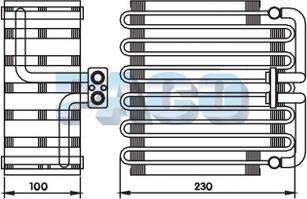 PACO ER-1098 - Испаритель, кондиционер abcparts.ee
