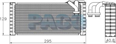 PACO ER-3160 - Испаритель, кондиционер abcparts.ee