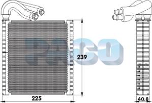 PACO ER3126 - Испаритель, кондиционер abcparts.ee
