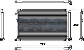PACO MP5638 - Конденсатор кондиционера abcparts.ee