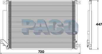 PACO MP3785 - Конденсатор кондиционера abcparts.ee