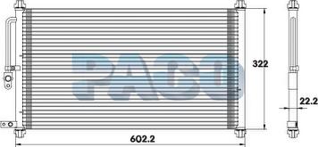PACO PL5633 - Конденсатор кондиционера abcparts.ee