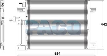 PACO PL3184 - Конденсатор кондиционера abcparts.ee