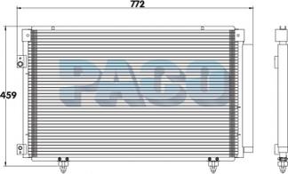 PACO PL3236 - Конденсатор кондиционера abcparts.ee