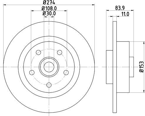Pagid 54422 - Тормозной диск abcparts.ee
