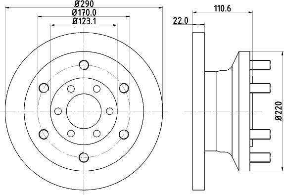 Pagid 54754 - Тормозной диск abcparts.ee
