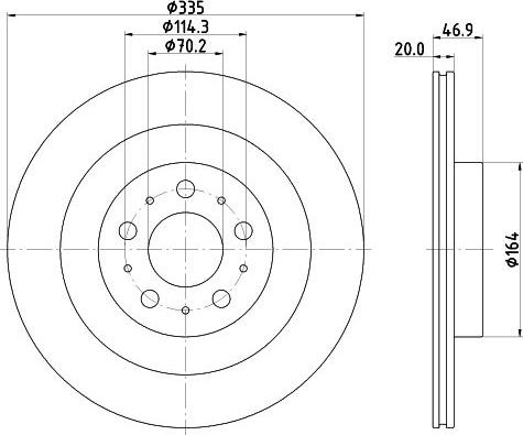 Pagid 56524 - Тормозной диск abcparts.ee