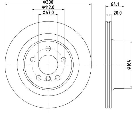 Pagid 56269HC - Тормозной диск abcparts.ee