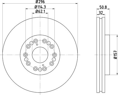 Pagid 50340 - Тормозной диск abcparts.ee