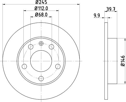 Pagid 50311 - Тормозной диск abcparts.ee