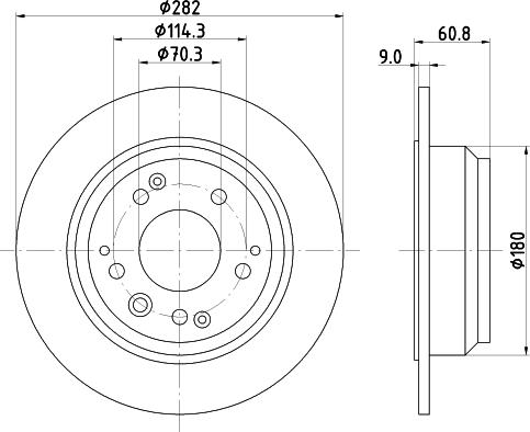 Pagid 50217 - Тормозной диск abcparts.ee