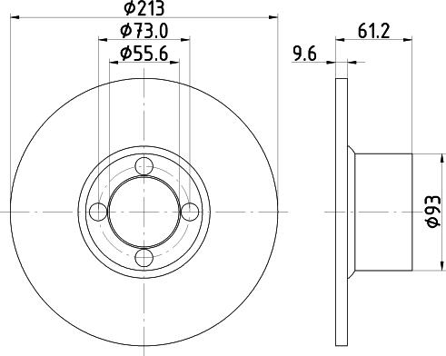 Pagid 52905 - Тормозной диск abcparts.ee