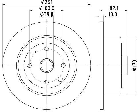 Pagid 52407 - Тормозной диск abcparts.ee