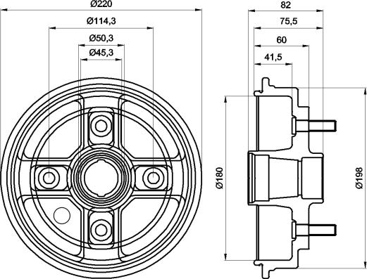 Pagid 61164 - Тормозной барабан abcparts.ee