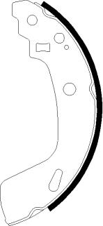 Pagid H1829 - Комплект тормозных колодок, барабанные abcparts.ee