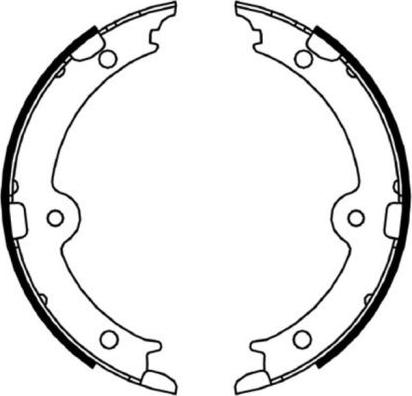 Pagid H1744 - Комплект тормозов, ручник, парковка abcparts.ee